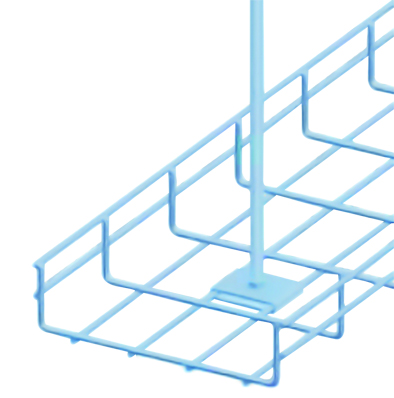 Kẹp giữ m&aacute;ng c&aacute;p dạng lưới - Central hold down clip for wire mesh tray