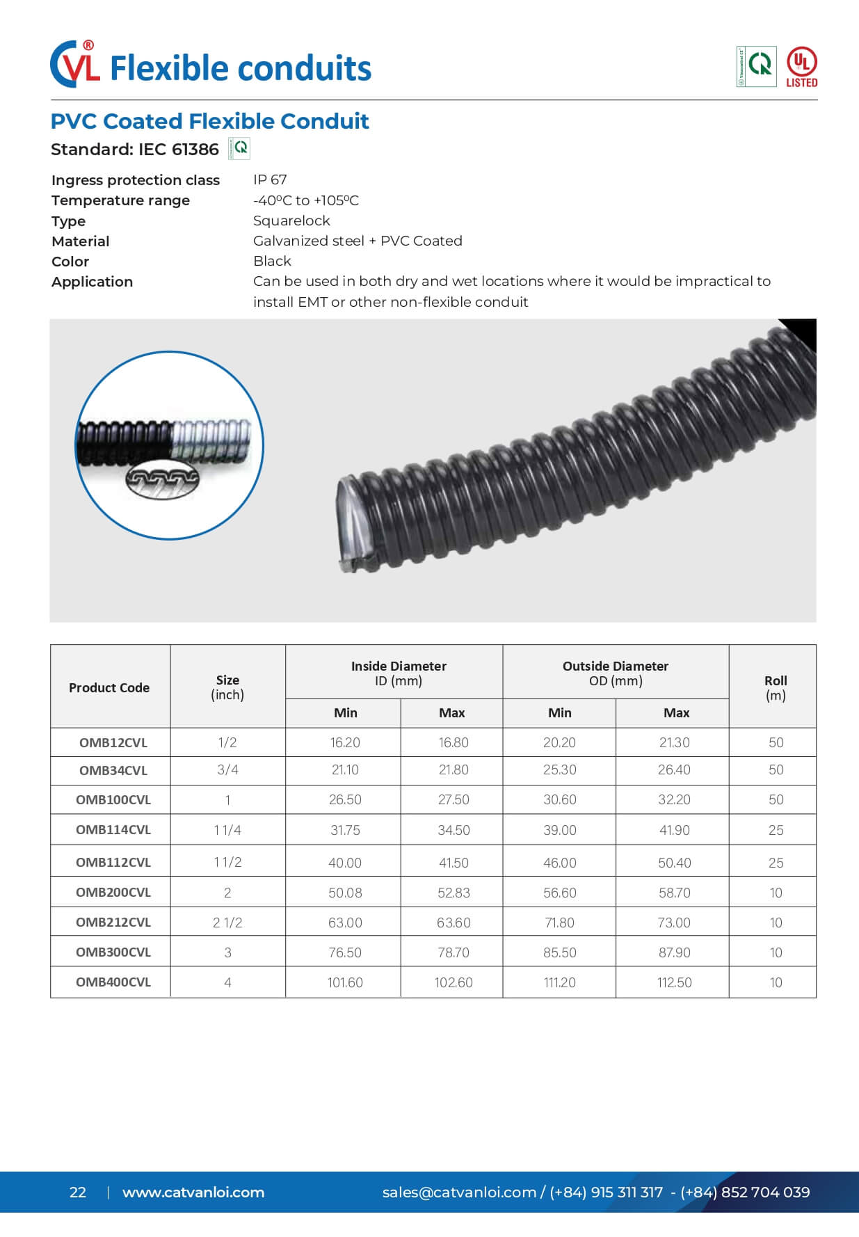 PVC coated flexible steel conduit is a specialized solution designed to protect electrical wiring in MEP systems