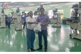 Signing of the internship program between Ly Tu Trong Vocational College and Cat Van Loi Industrial Electrical Equipment Manufacturing Joint Stock Company