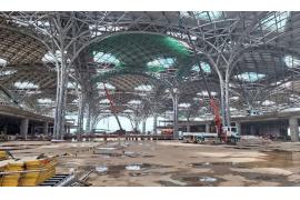 Ống luồn dây điện G.I CÁT VẠN LỢI & phụ kiện (G.I Steel conduit & fittings) được lắp đặt tại sân bay quốc tế TECHO INTERNATIONAL AIRPORT - Cambodia