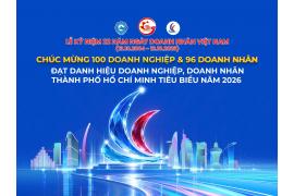 CAT VAN LOI HONORED WITH 'TYPICAL HCMC ENTERPRISE 2026' AWARD