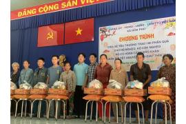 Cát Vạn Lợi collaborates to support people facing difficult circumstances, bringing joy to Tet in Hoa Phu commune, Cu Chi district