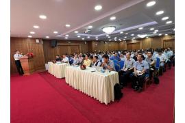 Middle management of the CAT VAN LOI Factory participated in the workshop 'The Role of Managers in the Production Field' sponsored by JICA.