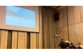 Ông Lê Mai Hữu Lâm (CEO) giới thiệu về  Cty CP Sản xuất Thiết Bị Điện Công Nghiệp CÁT VẠN LỢI tại Hội thảo của Hiệp Hội Doanh nghiệp Nhật Bản Tại Tp. HCM (JCCH) 